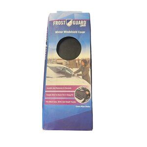 FrostGuard Plus Winter Windshield Cover Durable Polyester Water Resistant NEW